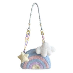 Pastel Rainbow Cloud Purse 23 Pastel Rainbow Cloud Purse -Clothing Discount Store pastel rainbow cloud purse bags handbag handbags pride purses kawaii babe 632