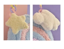 Pastel Rainbow Cloud Purse 22 Pastel Rainbow Cloud Purse -Clothing Discount Store pastel rainbow cloud purse bags handbag handbags pride purses kawaii babe 684