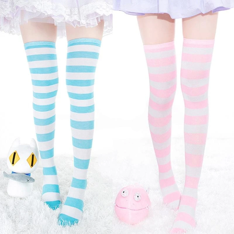 Pastel Striped Stockings 4 Pastel Striped Stockings - Image 2