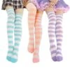 Pastel Striped Stockings 2 Pastel Striped Stockings -Clothing Discount Store pastel striped stockings knee high leggings sock sockies socks kawaii babe 846