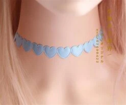 Pastel Valentine Choker -Clothing Discount Store pastel valentine choker chokers heart hearts necklace ddlg playground 674