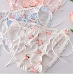 Peachy Bunny Panties 16 Peachy Bunny Panties -Clothing Discount Store peach bunny perfection panties underwear bunny rabbit lingerie 285