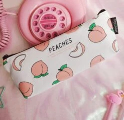 Peaches Makeup Bag 18 Peaches Makeup Bag -Clothing Discount Store peaches makeup bag white cosmetic little peach bags ddlg playground 924
