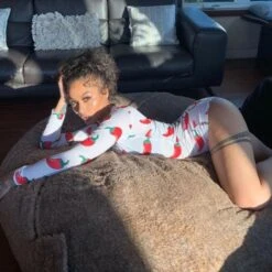 Peachy Babe Bodysuit -Clothing Discount Store peachy babe cozy cotton onesie bodysuit 317