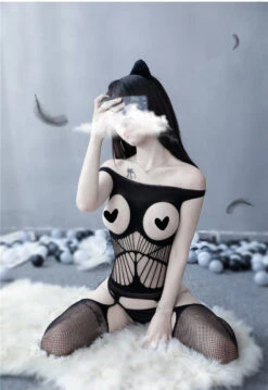 Peekaboo Fishnet Bodysuit -Clothing Discount Store peekaboo fishnet bodysuit lingerie peekaboo fishnet bodysuit 291