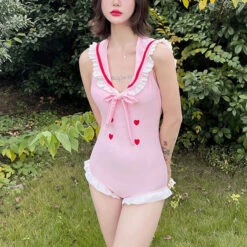Pin Up Sailor Onesie 21 Pin Up Sailor Onesie -Clothing Discount Store pin sailor onesie pink adult onesies blue boy ddlg playground 226