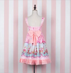 Pink Baby Deer Dress 14 Pink Baby Deer Dress -Clothing Discount Store pink baby deer dress baby deer fawn bambi bow bows kawaii babe 495