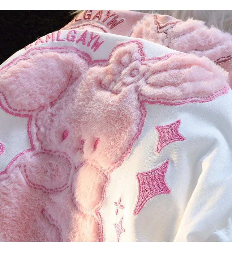 Pink Bunny Fluffy Tee 10 Pink Bunny Fluffy Tee - Image 8