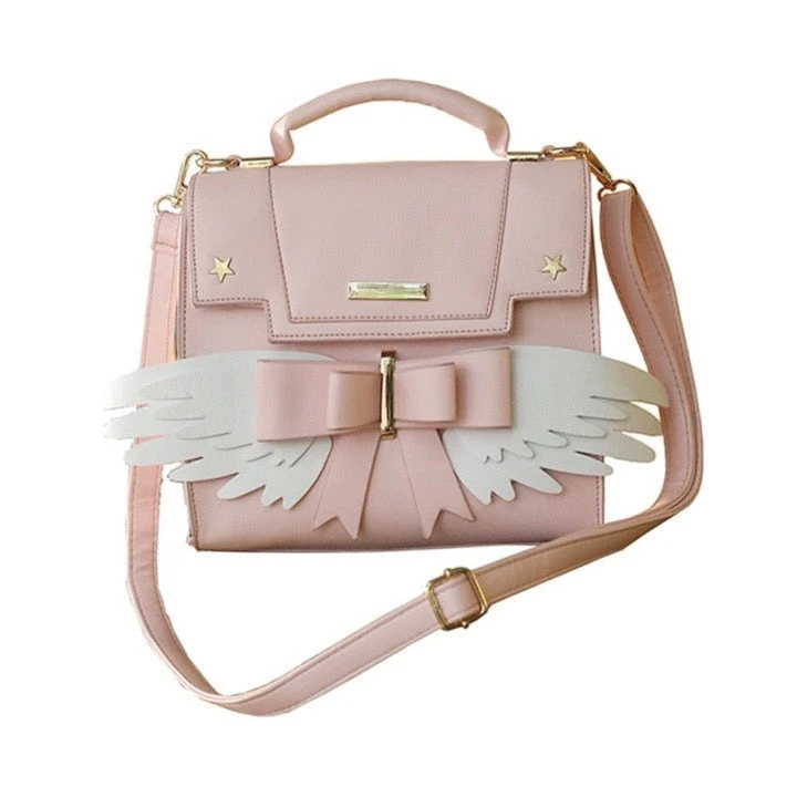 Pink Angel Wing Handbag 3 Pink Angel Wing Handbag