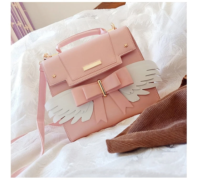Pink Angel Wing Handbag 4 Pink Angel Wing Handbag - Image 2