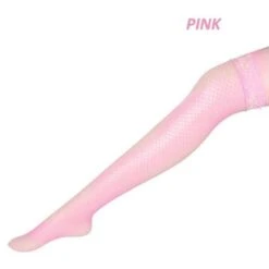Fishnet Lace Stockings (5 Colors) -Clothing Discount Store pink fishnet stockings fish net fishnets hearts panty hose tights ddlg playground kawaii babe 206