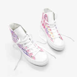 Candycore Amy High Top Sneakers -Clothing Discount Store pink kawaii fairy kei high top sneakers shoes 138