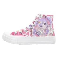 Candycore Amy High Top Sneakers -Clothing Discount Store pink kawaii fairy kei high top sneakers shoes 640