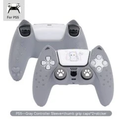Pink Neko PS5 & Switch Controller Covers -Clothing Discount Store pink neko ps5 switch controller covers for gray cover nintendo skin playstation kawaii babe 313