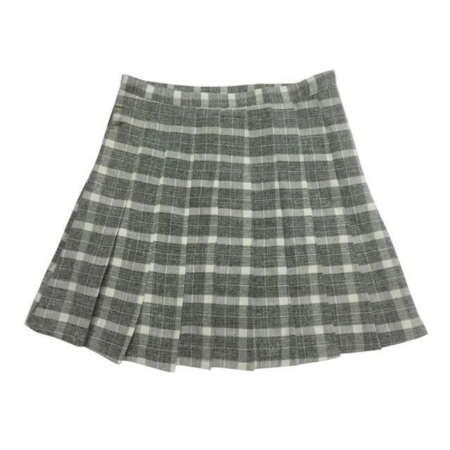 Pink Plaid School Girl Skirt 9 Pink Plaid School Girl Skirt - Image 7