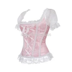 Genuine Princess Corsets - Up To 6XL 25 Genuine Princess Corsets - Up To 6XL -Clothing Discount Store pink princess genuine corset brocade bustier corsets lace ddlg playground 756