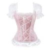 Genuine Princess Corsets - Up To 6XL -Clothing Discount Store pink princess genuine corset brocade bustier corsets lace ddlg playground 814