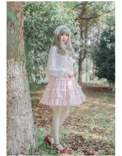 Pink Serenity Dress 18 Pink Serenity Dress -Clothing Discount Store pink serenity lolita dress dresses kawaii fashion ddlg playground 728
