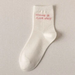 Pink Strawberry Cotton Socks -Clothing Discount Store pink strawberry cotton socks berries fruit fruity kawaii 822