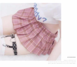 Plaid Micro Skirt -Clothing Discount Store plaid micro skirt micro skirt mini miniskirt plaid plaids tennis skirt kawaii babe 246