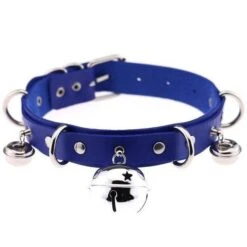 Pleather Cat Bell Collar 38 Pleather Cat Bell Collar -Clothing Discount Store pleather cat bell collar blue cats choker necklaces chokers collars jewelry ddlg playground 556
