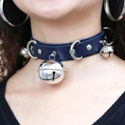 Pleather Cat Bell Collar 39 Pleather Cat Bell Collar -Clothing Discount Store pleather cat bell collar cats choker necklaces chokers collars jewelry ddlg playground 328