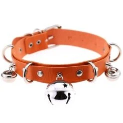 Pleather Cat Bell Collar 31 Pleather Cat Bell Collar -Clothing Discount Store pleather cat bell collar orange cats choker necklaces chokers collars jewelry ddlg playground 433