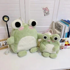 Plush Froggy Backpack -Clothing Discount Store plush froggy backpack backpacks kawaii fashion backpack bags frog 777