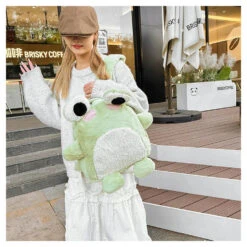 Plush Froggy Backpack -Clothing Discount Store plush froggy backpack backpacks kawaii fashion backpack bags frog 887