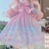 Pocket Kitten Dress -Clothing Discount Store pocket kitten lolita dress pink cat dresses chiffon classic fairy kei ddlg playground 550