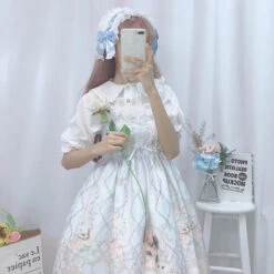 Porcelain Doll Dress -Clothing Discount Store porcelain doll dress cat dress dresses little girl space dress kawaii babe 141