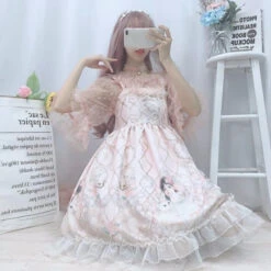 Porcelain Doll Dress -Clothing Discount Store porcelain doll dress cat dress dresses little girl space dress kawaii babe 914
