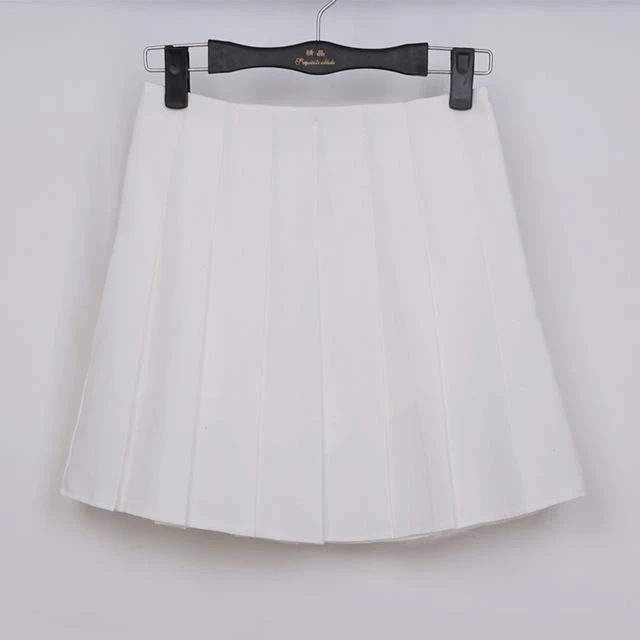 Solid Color Pleated Skirt 18 Solid Color Pleated Skirt - Image 16