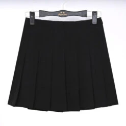 Solid Color Pleated Skirt 36 Solid Color Pleated Skirt -Clothing Discount Store preppy pleated skirt black xs anime cosplay business casual buttons gothic lolita skirts kawaii babe 545