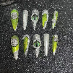 Princess Deco Press On Nails -Clothing Discount Store princess deco press nails false princess deco press on nails press 259