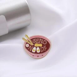 Send Noods Enamel Pin -Clothing Discount Store product image 1106857118
