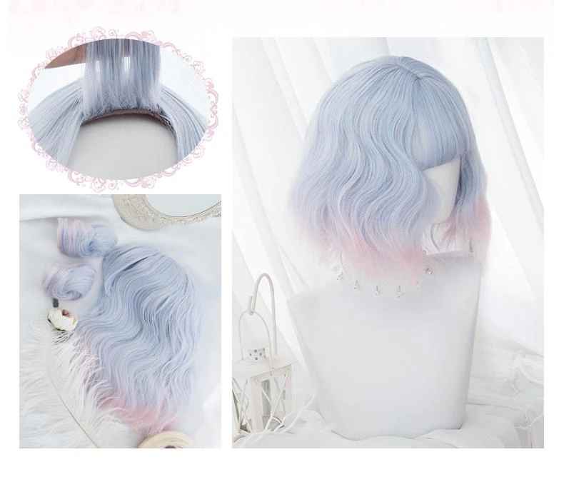 Milky Ombre Bob Wig 7 Milky Ombre Bob Wig - Image 5