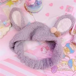 Fuzzy Bunny Hair Band -Clothing Discount Store product image 1181499394