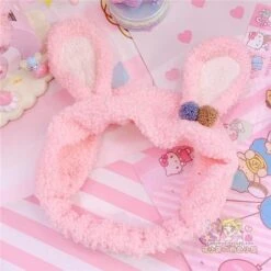 Fuzzy Bunny Hair Band -Clothing Discount Store product image 1181499396