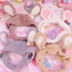 Fuzzy Bunny Hair Band -Clothing Discount Store product image 1181499400