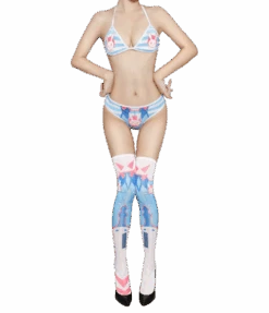 Gamer Bunny Bikini & Stocking Set -Clothing Discount Store product image 1583021497
