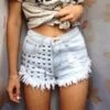 Studded Jean Shorts -Clothing Discount Store product image 173289426
