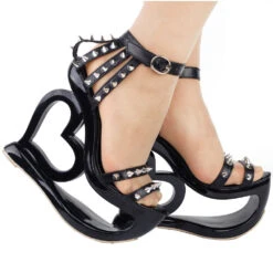 Hollow Heart Platforms -Clothing Discount Store product image 188318056