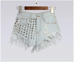 Studded Jean Shorts 17 Studded Jean Shorts -Clothing Discount Store product image 204685301
