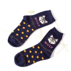 Snowy Little Fox Socks -Clothing Discount Store product image 205775840