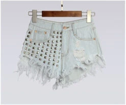 Studded Jean Shorts 18 Studded Jean Shorts -Clothing Discount Store product image 20815428