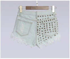 Studded Jean Shorts 20 Studded Jean Shorts -Clothing Discount Store product image 20815429