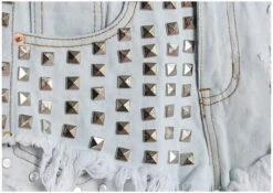 Studded Jean Shorts 23 Studded Jean Shorts -Clothing Discount Store product image 20815431