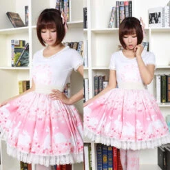 Cherry Blossom Bunny Skirt -Clothing Discount Store product image 273944884