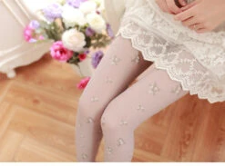 Elegant Floral Tights 38 Elegant Floral Tights -Clothing Discount Store product image 280142889